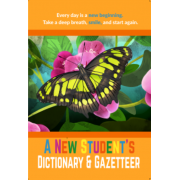 A New Student's Dictionary and Gazetteer (butterfly cover)